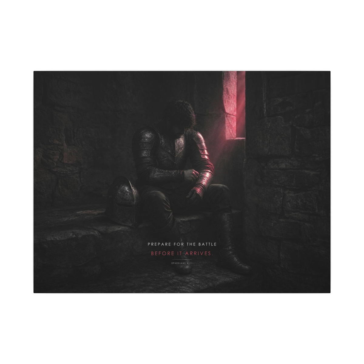 Before the Battle - Armor of God Wall Art | Canvas (Landscape)