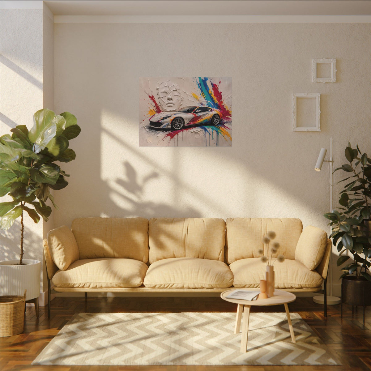 Full Throttle Wide - Supercar Splash Art Landscape | Canvas