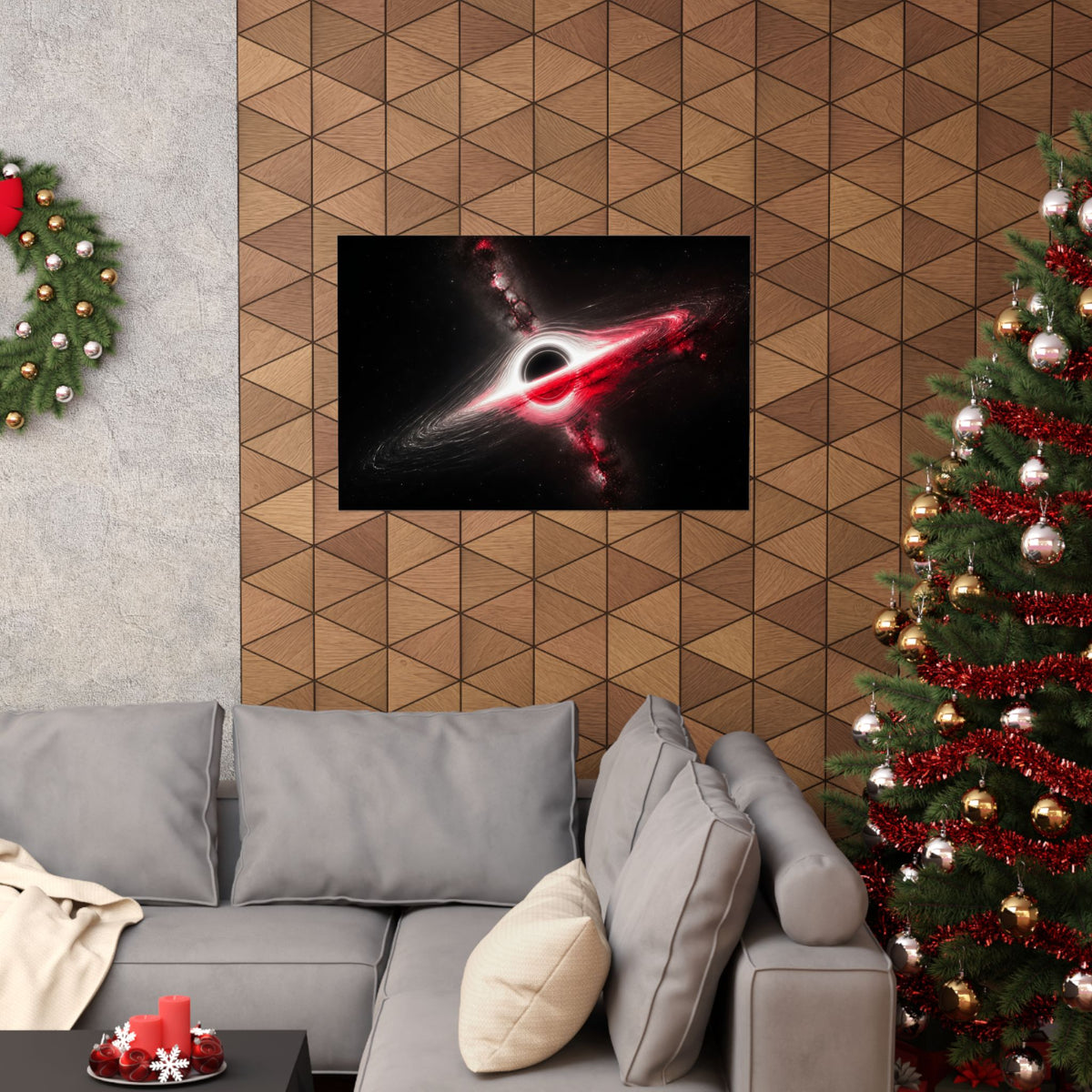 Event Horizon - Space Wall Art | Matte Poster (Landscape)