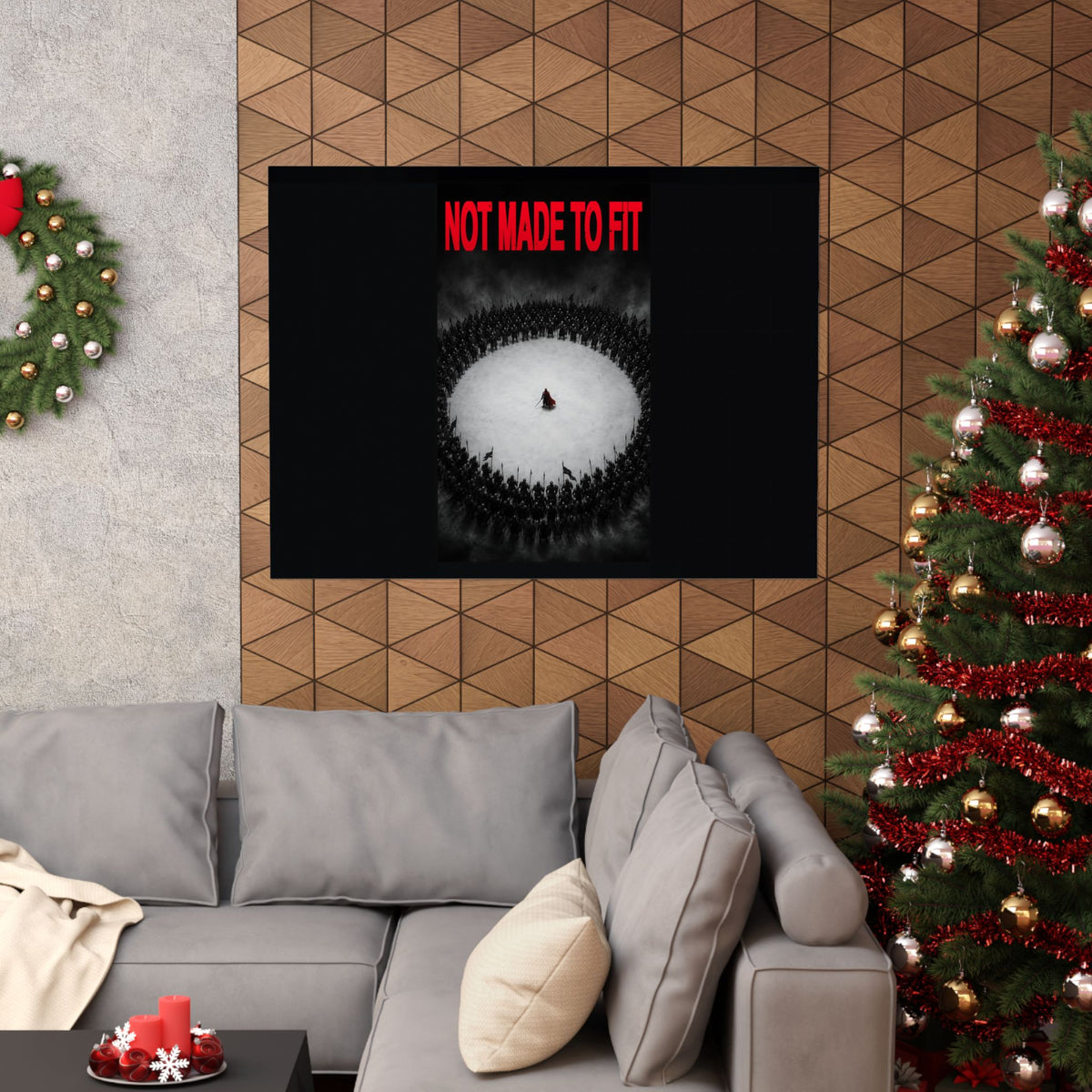 Not Made to Fit - Motivational Wall Art | Matte Poster (Landscape)