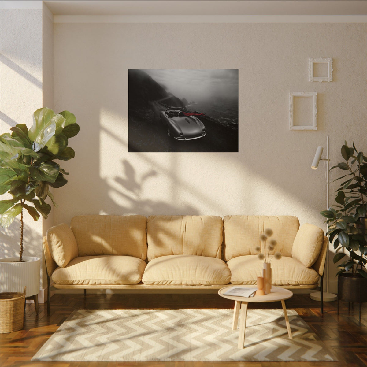 Coastal Roadster - Classic Car Wall Art | Canvas (Landscape)