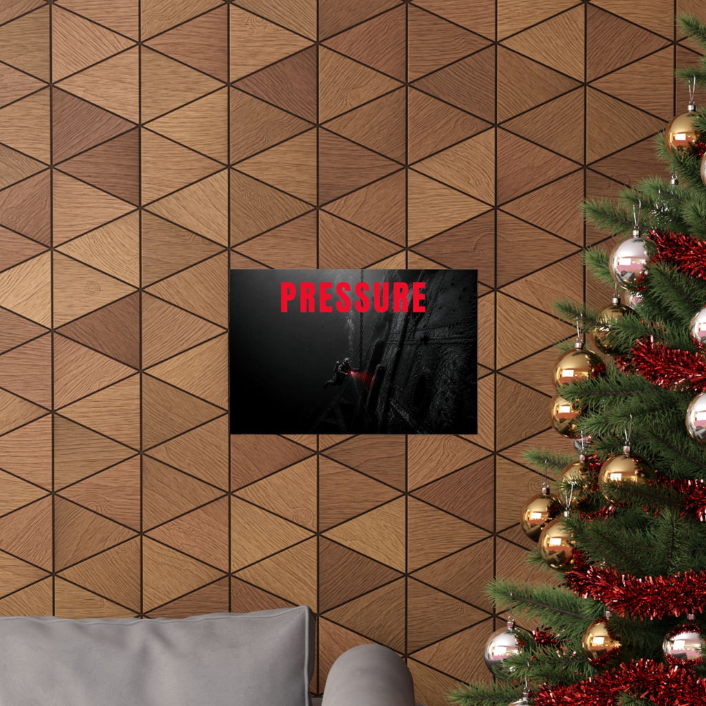 Control the Pressure - Gym Wall Art | Matte Poster (Landscape)