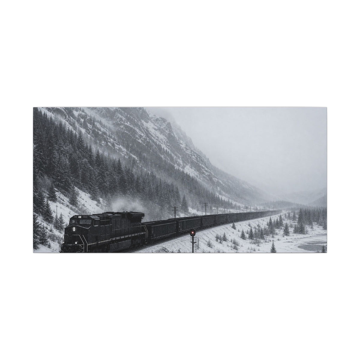 Keep Moving - Master Bedroom Wall Art | Canvas (Panoramic)