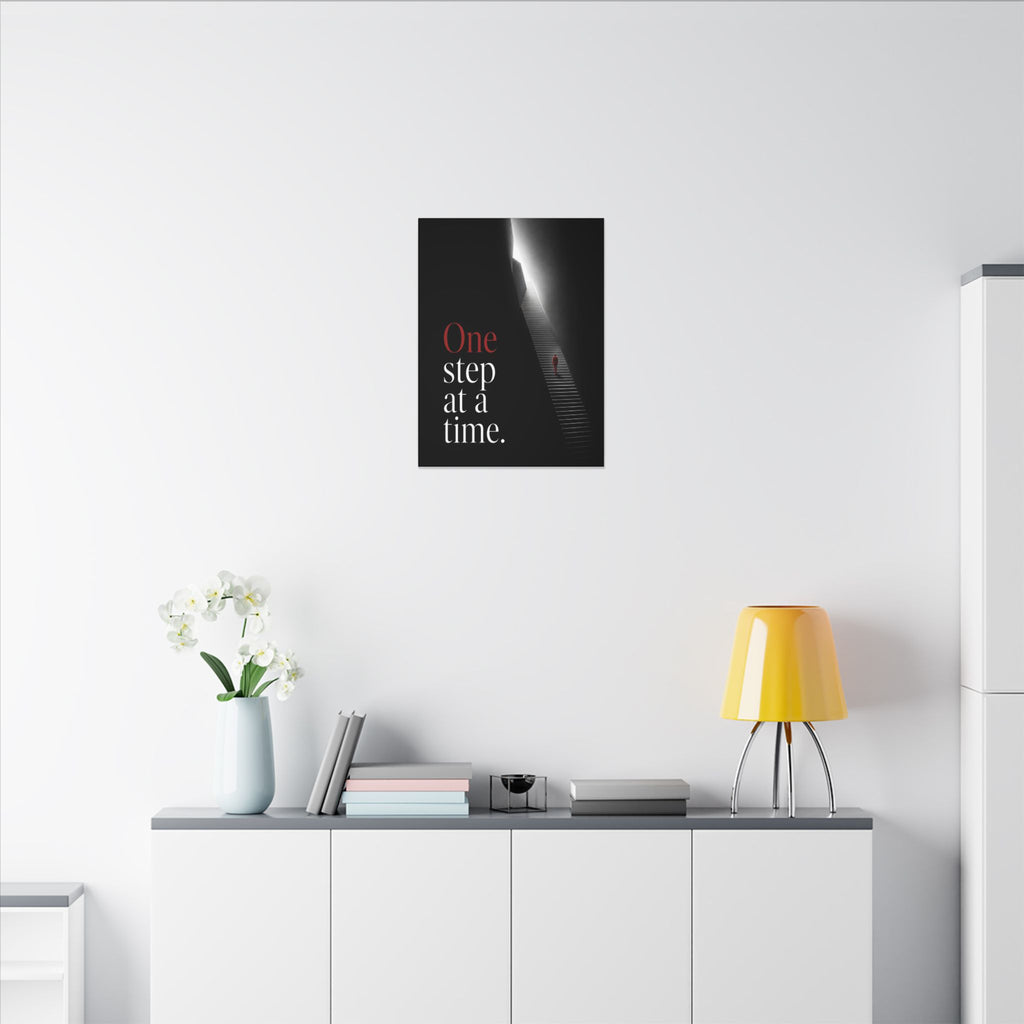 One Step at a Time - Office Wall Art | Canvas