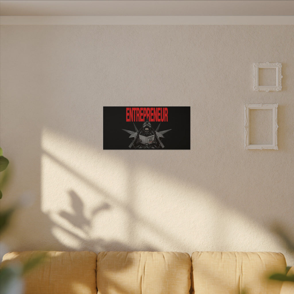 Entrepreneur - Skeleton Wall Art | Canvas (Panoramic)