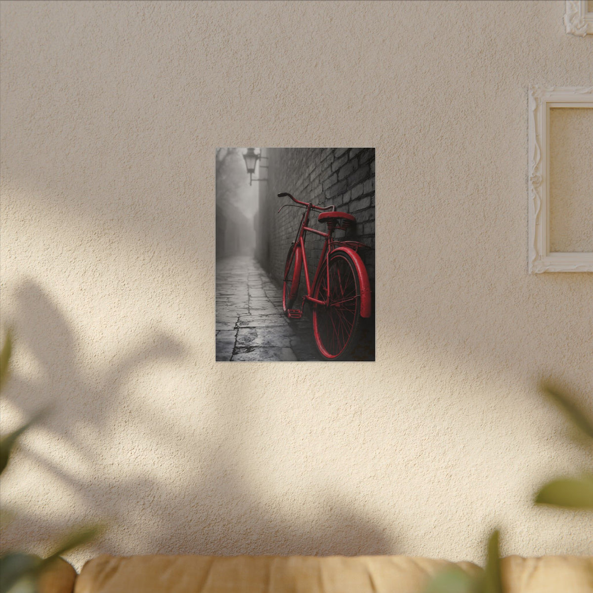 The Red Bicycle - Unique Office Wall Decor | Canvas