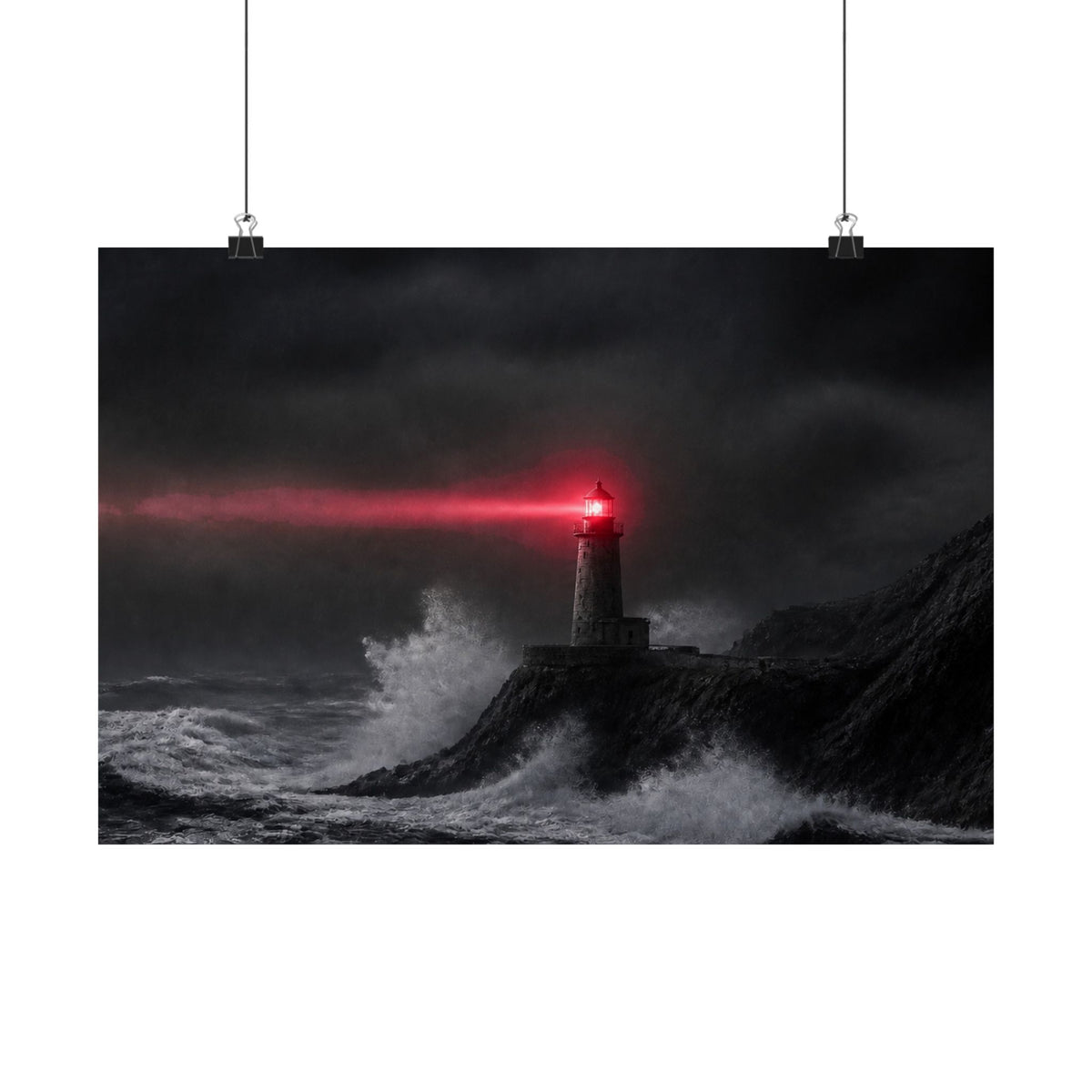 The Light Holds - Bedroom Canvas Art | Matte Poster (Landscape)