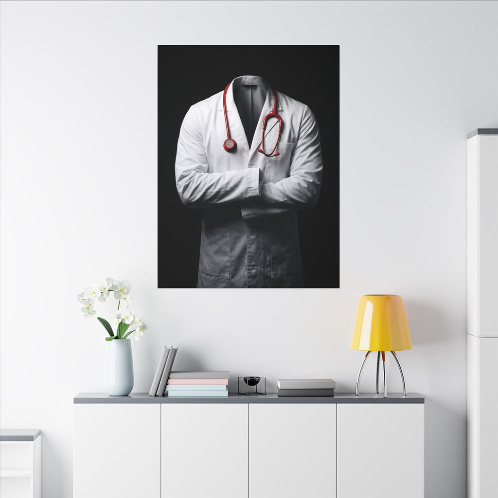 The White Coat - Doctor's Office Wall Art | Canvas