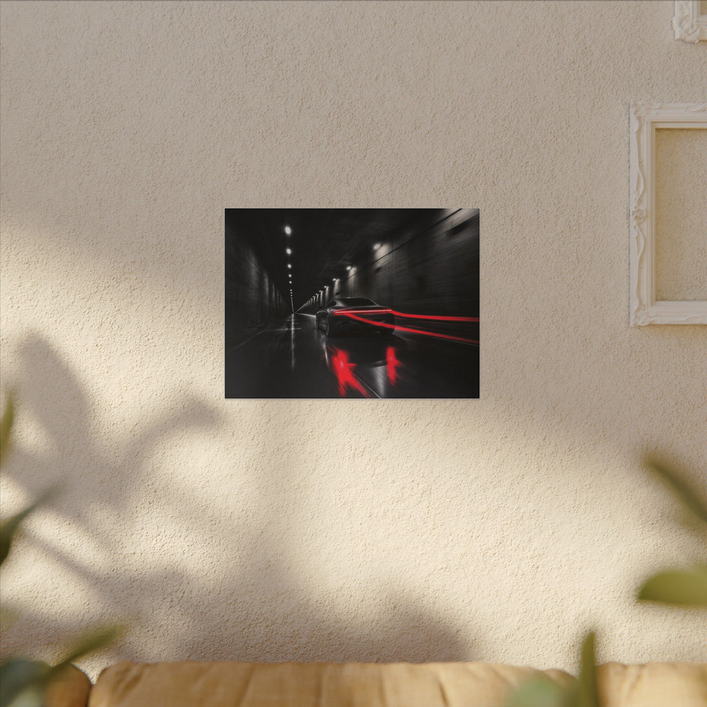 Redline Tunnel - Racing Wall Art | Canvas (Landscape)