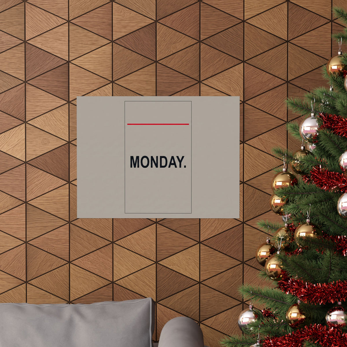 Monday - Office Wall Art | Matte Poster (Landscape)