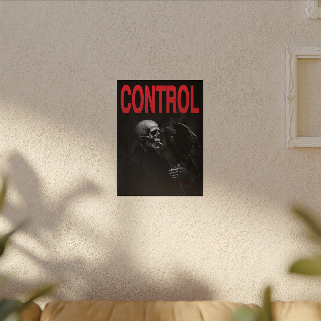 Control - Gothic Raven Artwork | Canvas