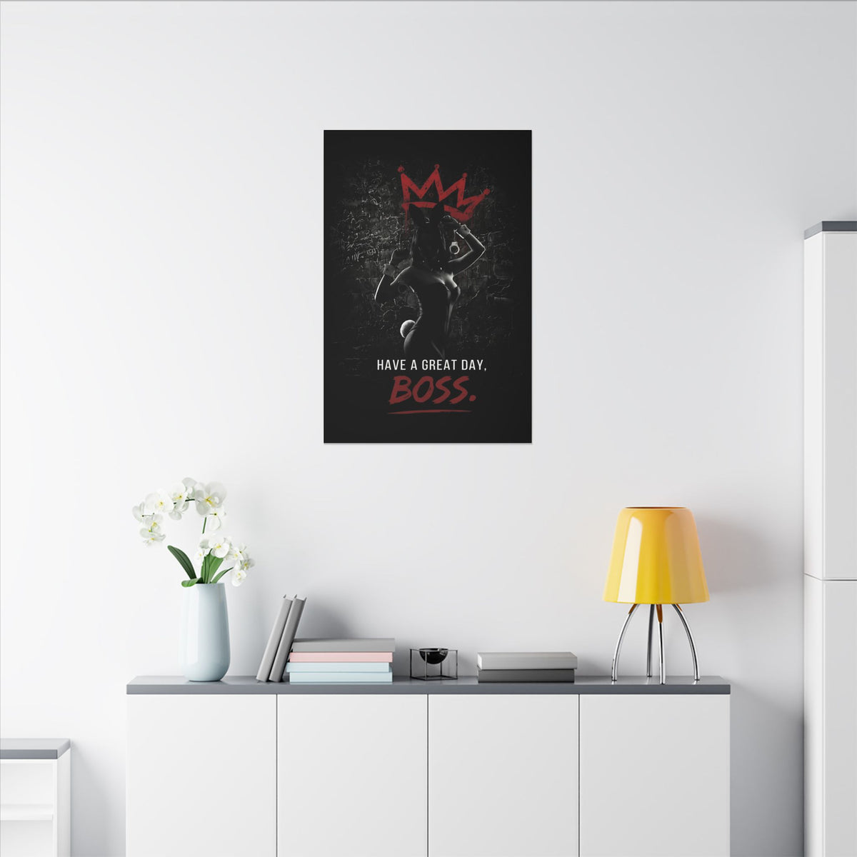 Great Day, Boss - Dark Humor Wall Art | Canvas