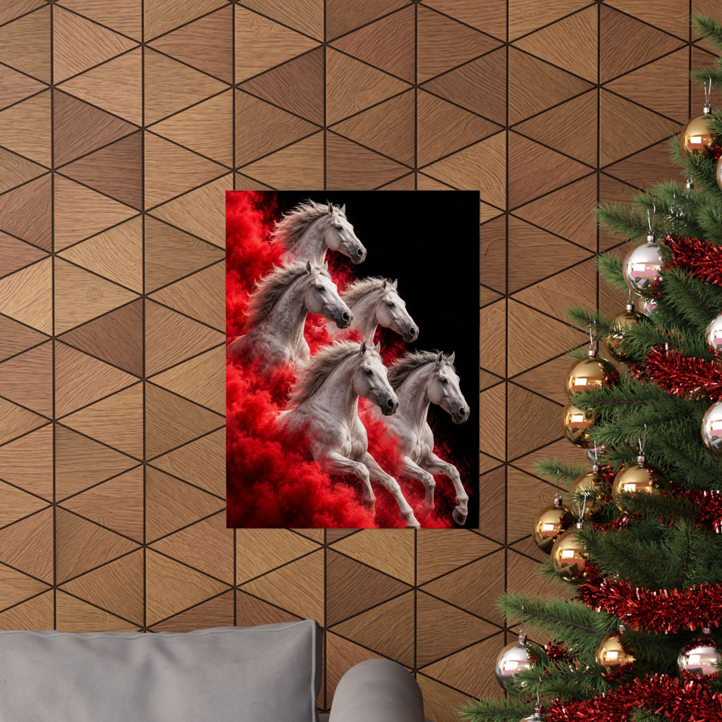 Stampede - Horse Wall Art | Matte Poster
