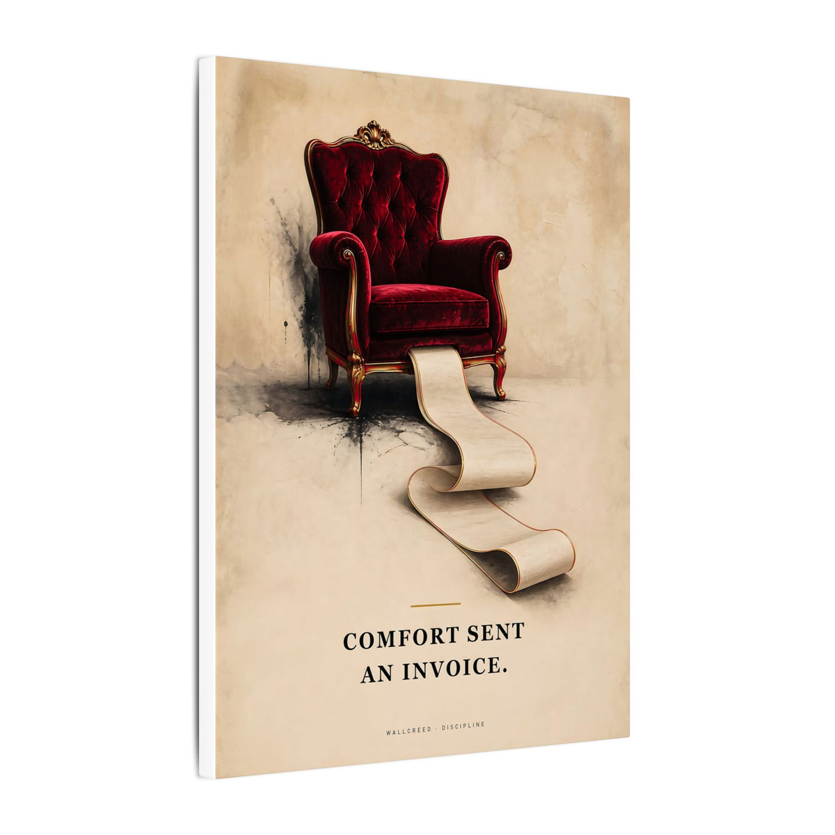 Comfort Sent an Invoice - Funny Wall Art | Canvas