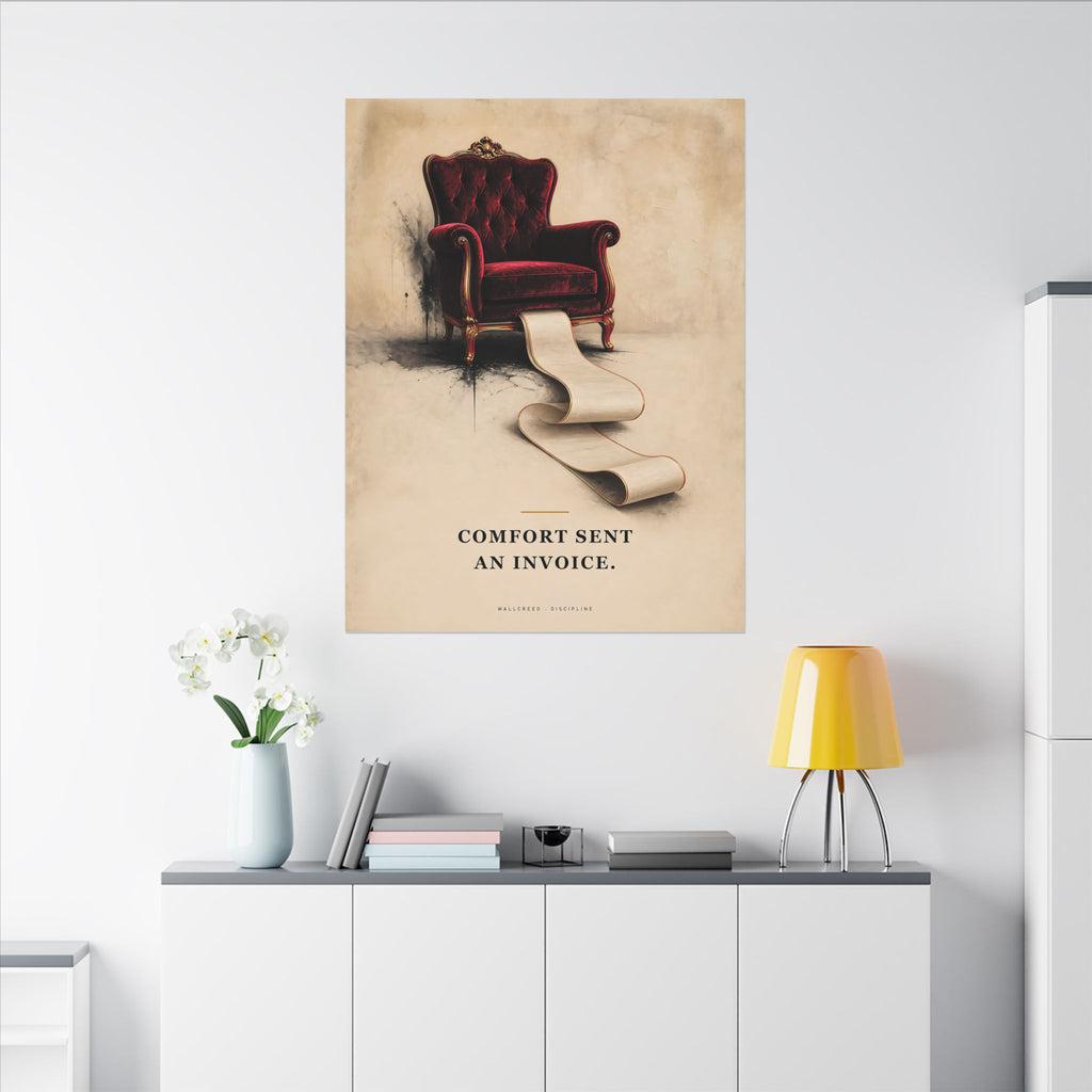 Comfort Sent an Invoice - Funny Wall Art | Canvas