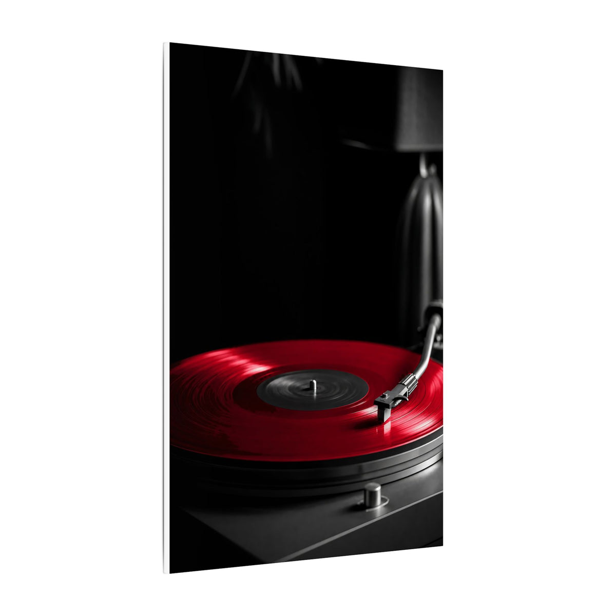 Red Vinyl - Mens Office Wall Art | Canvas