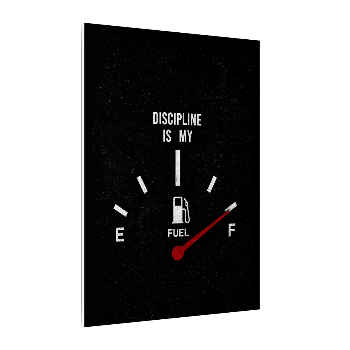 Discipline Is My Fuel - Motivational Wall Art | Canvas