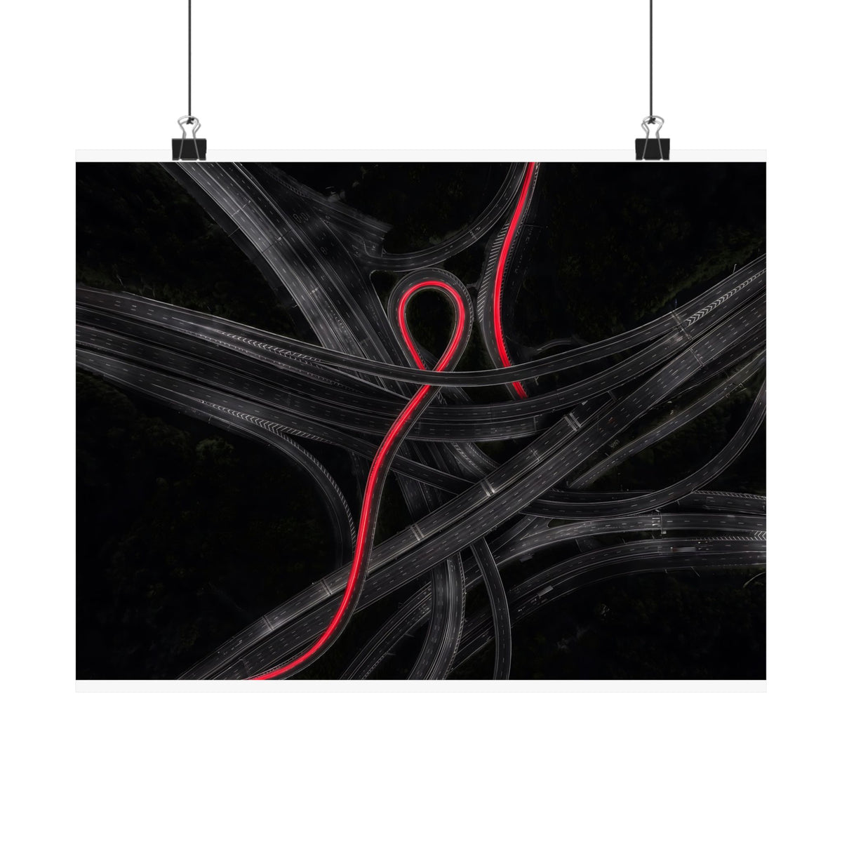 The Route - Car Wall Art | Matte Poster (Landscape)
