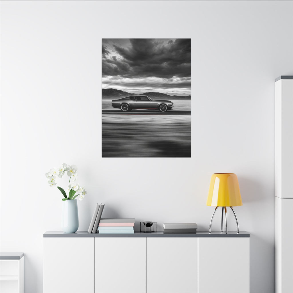 Open Road Velocity - Muscle Car Wall Art | Canvas