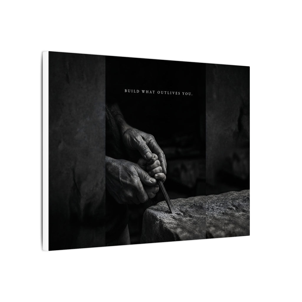 Build What Outlives You - Motivational Posters | Canvas (Landscape)