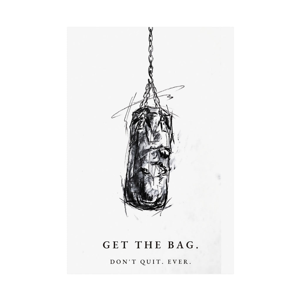 Get the Bag - Boxing Wall Art | Matte Poster