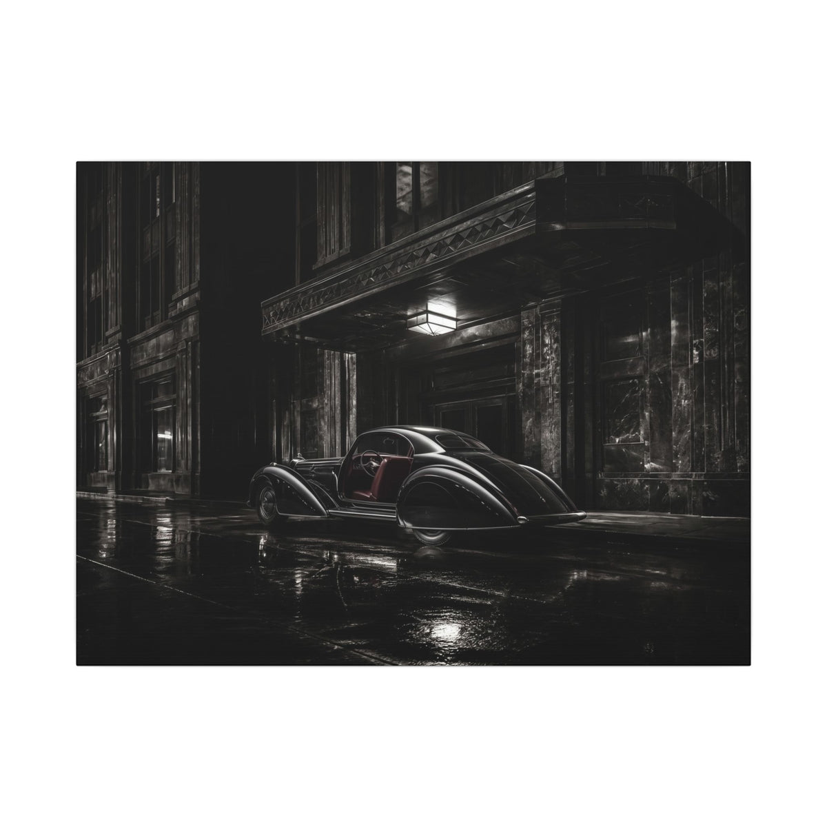 Art Deco Coupe - Art Deco Car Wall Art | Canvas (Landscape)