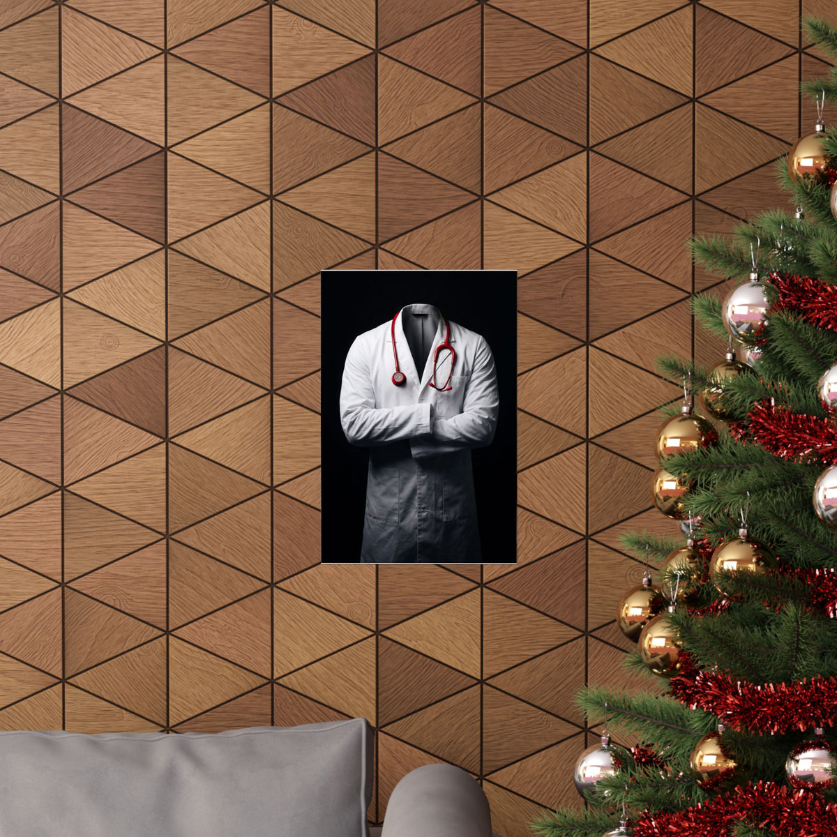 The White Coat - Doctor's Office Wall Art | Matte Poster