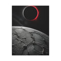 Red Eclipse - Moon Wall Art | Canvas