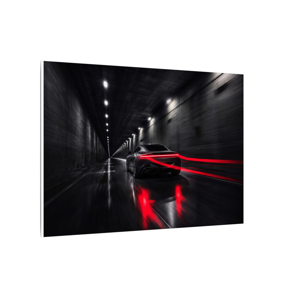 Redline Tunnel - Racing Wall Art | Canvas (Landscape)