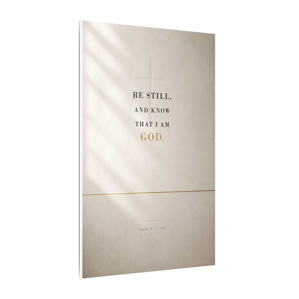 Be Still - Psalm 46:10 Bible Verse Wall Art | Canvas