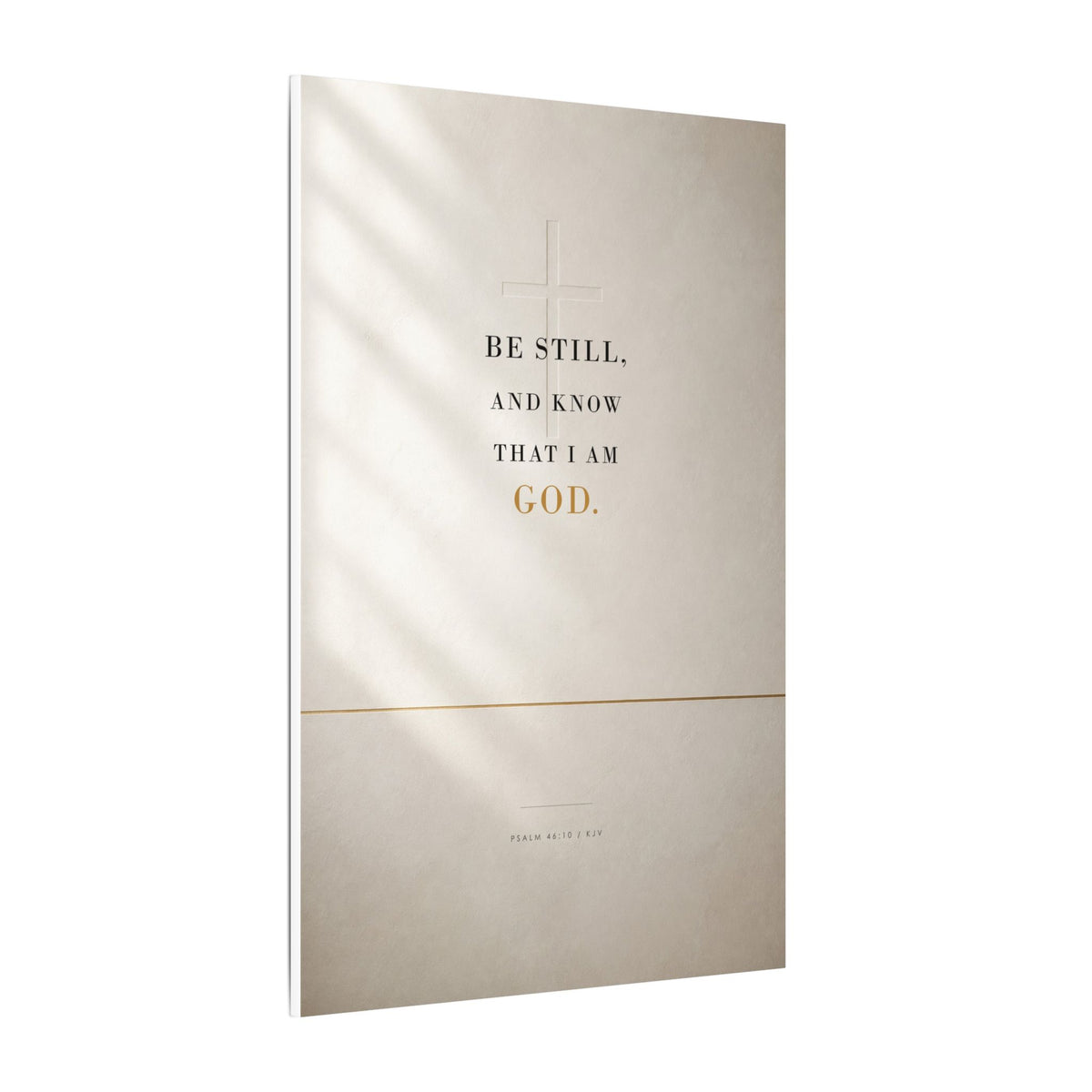Be Still - Psalm 46:10 Bible Verse Wall Art | Canvas
