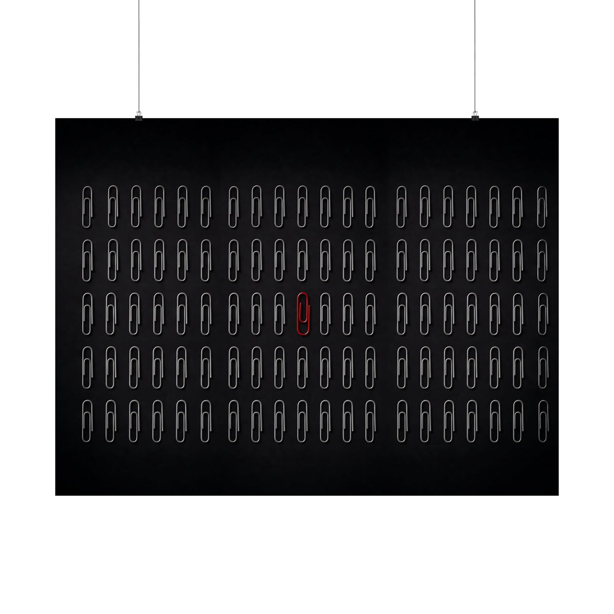Against the Grid - Office Wall Art | Matte Poster (Landscape)
