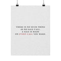A Sale on Every Call - Office Wall Art Quotes | Matte Poster