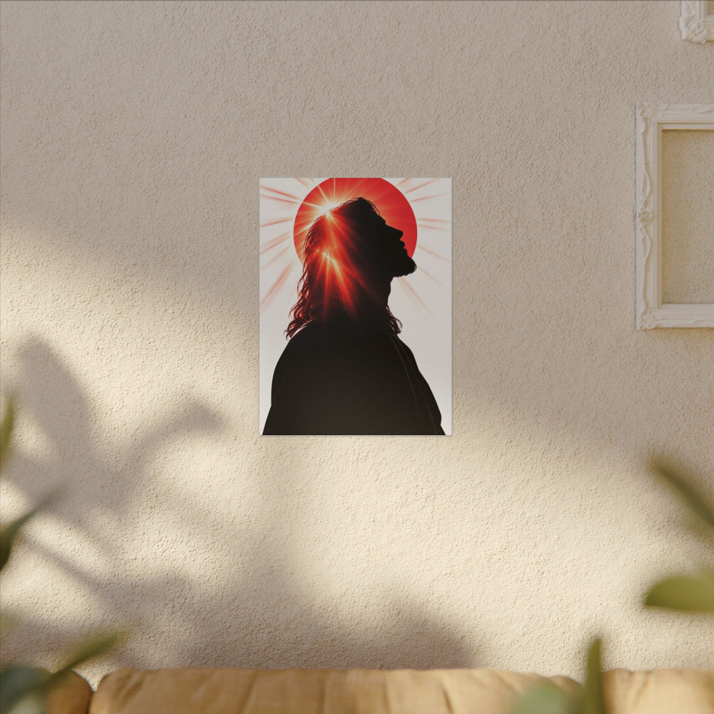 Jesus Silhouette - Christian Wall Art | Canvas