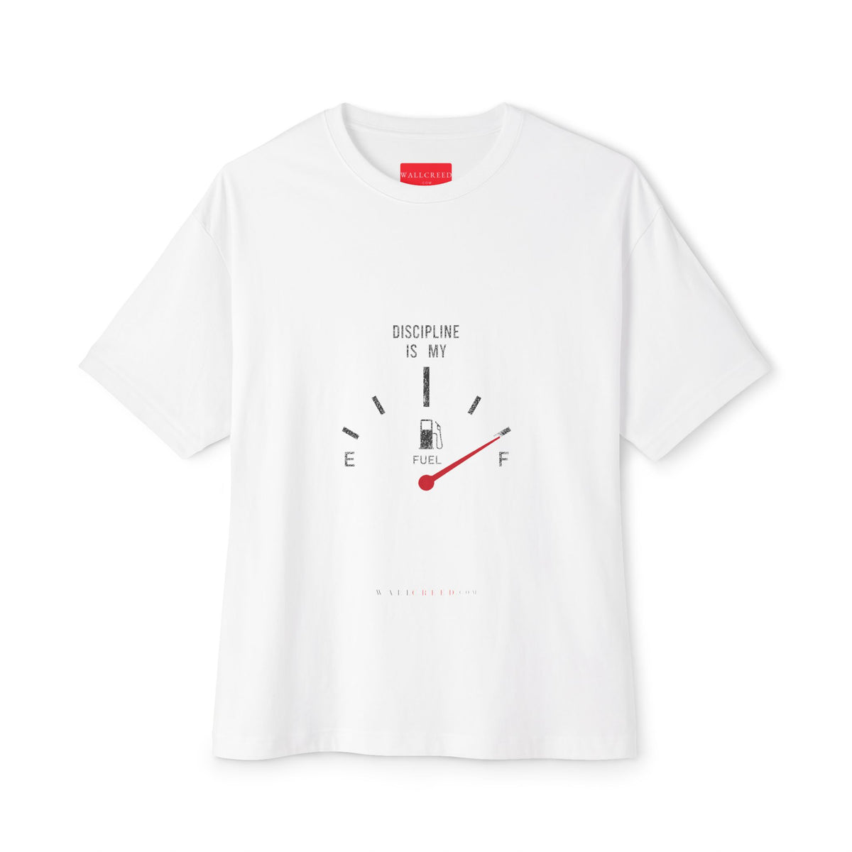Discipline Is My Fuel | Heavyweight Tee (Front + Back)