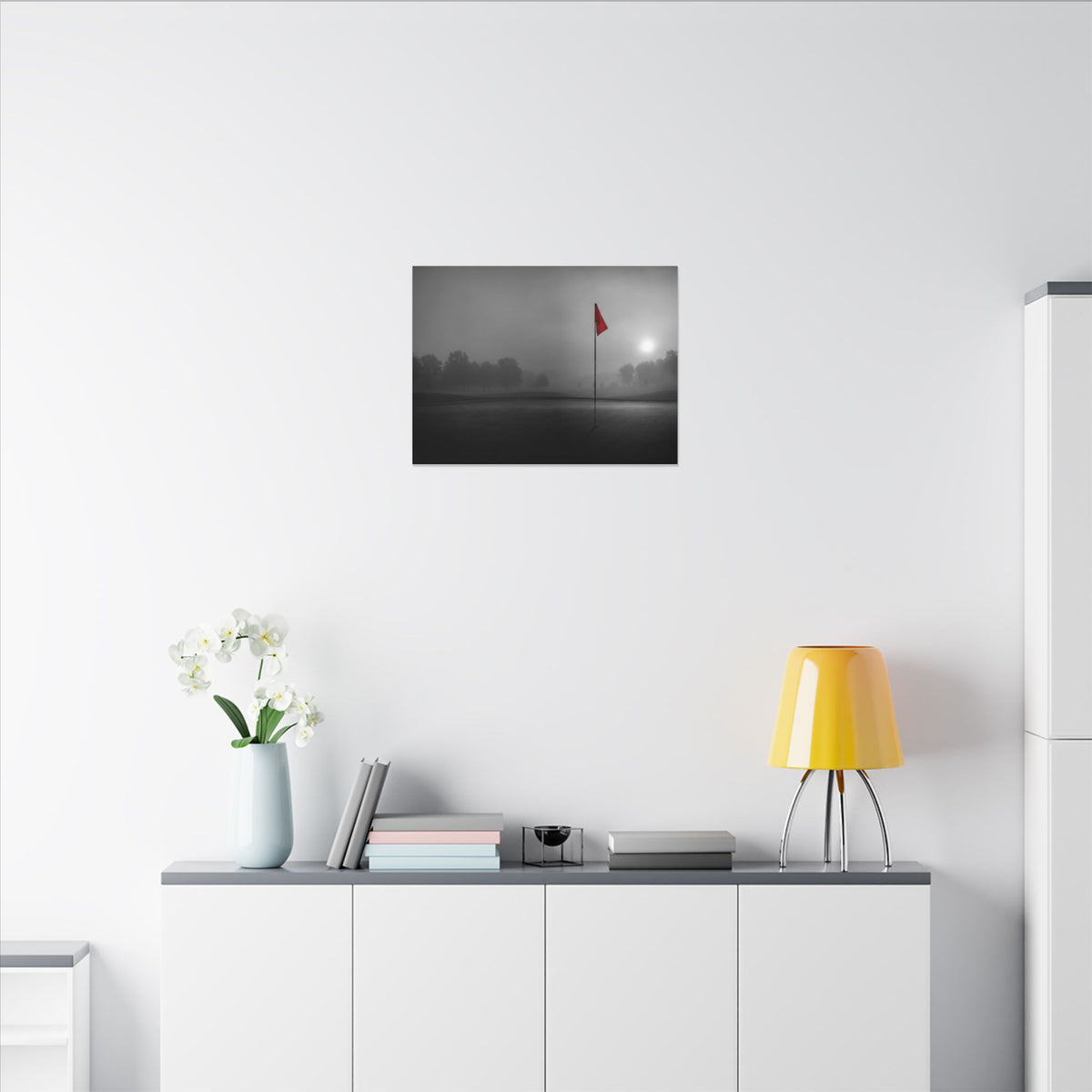 Flag on the Green - Wall Art For Executive Offices | Canvas (Landscape)