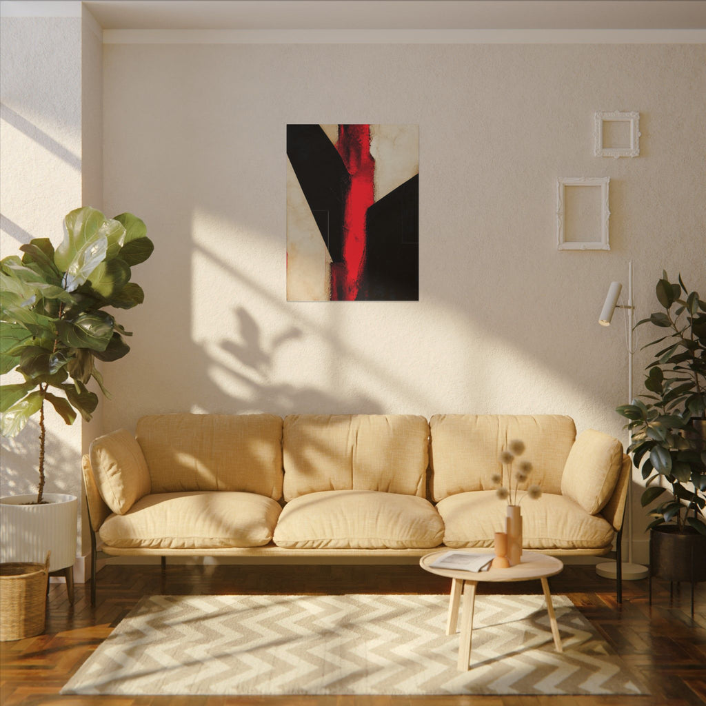 Controlled Fire - Red Wall Decor | Canvas