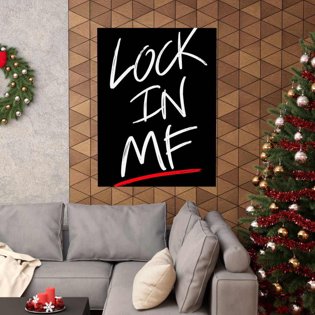 Lock In - Motivational Wall Art | Matte Poster