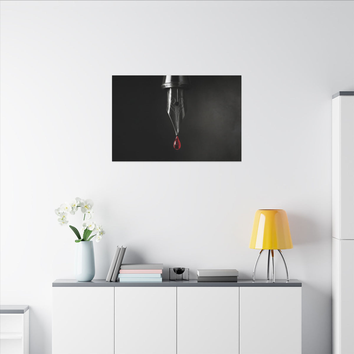 The First Drop - Professional Office Art | Canvas (Landscape)