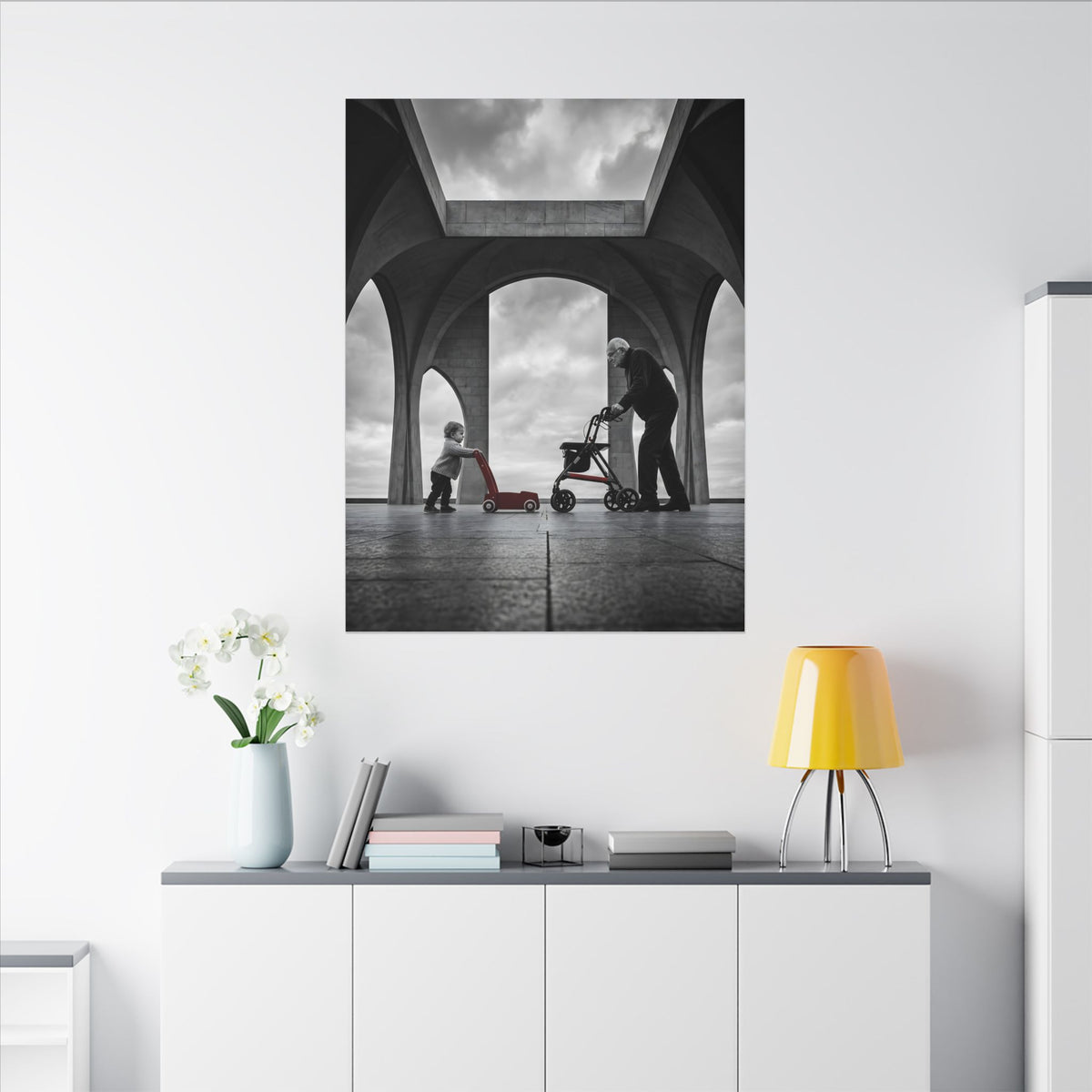 Between the Arches - Bedroom Wall Art | Canvas