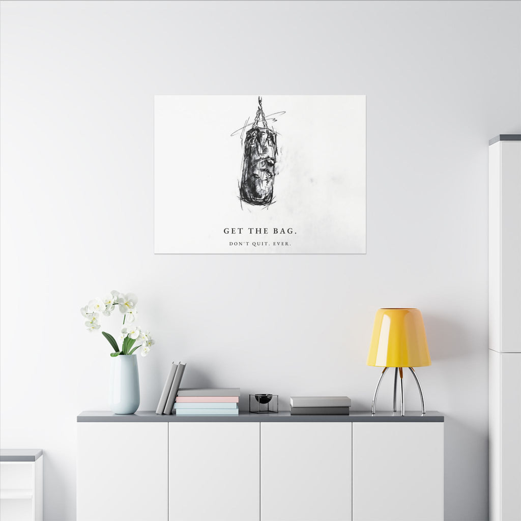Get the Bag - Boxing Wall Art | Canvas (Landscape)