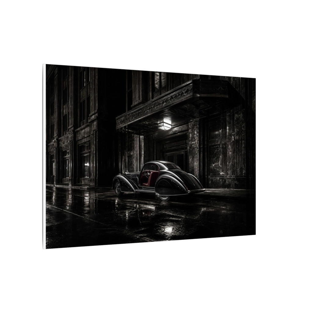 Art Deco Coupe - Art Deco Car Wall Art | Canvas (Landscape)