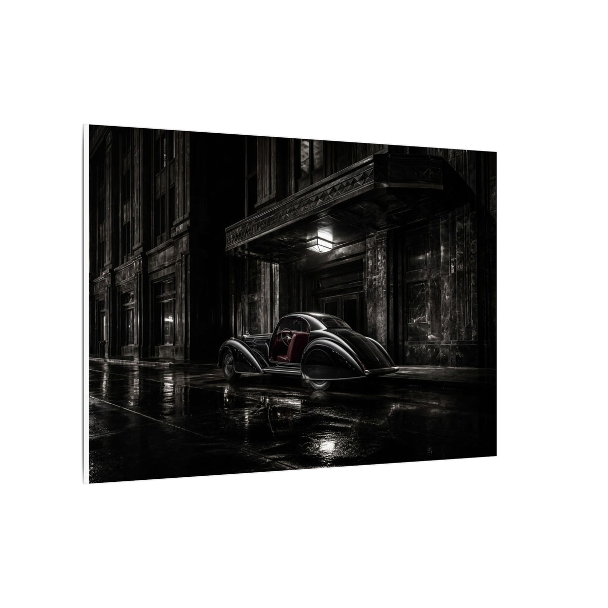 Art Deco Coupe - Art Deco Car Wall Art | Canvas (Landscape)