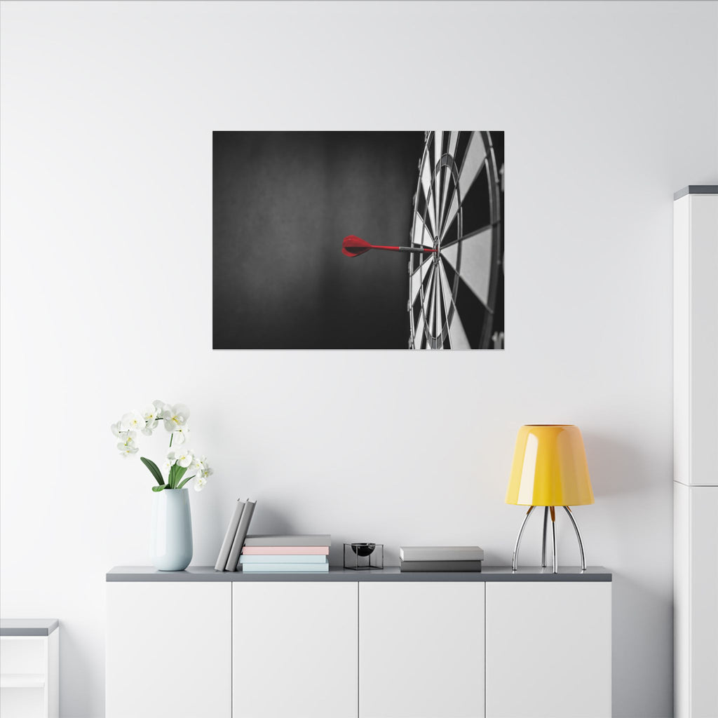 Dead Center - Mens Office Art | Canvas (Landscape)