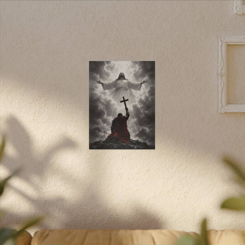 Jesus and the Warrior - Christian Wall Art | Canvas