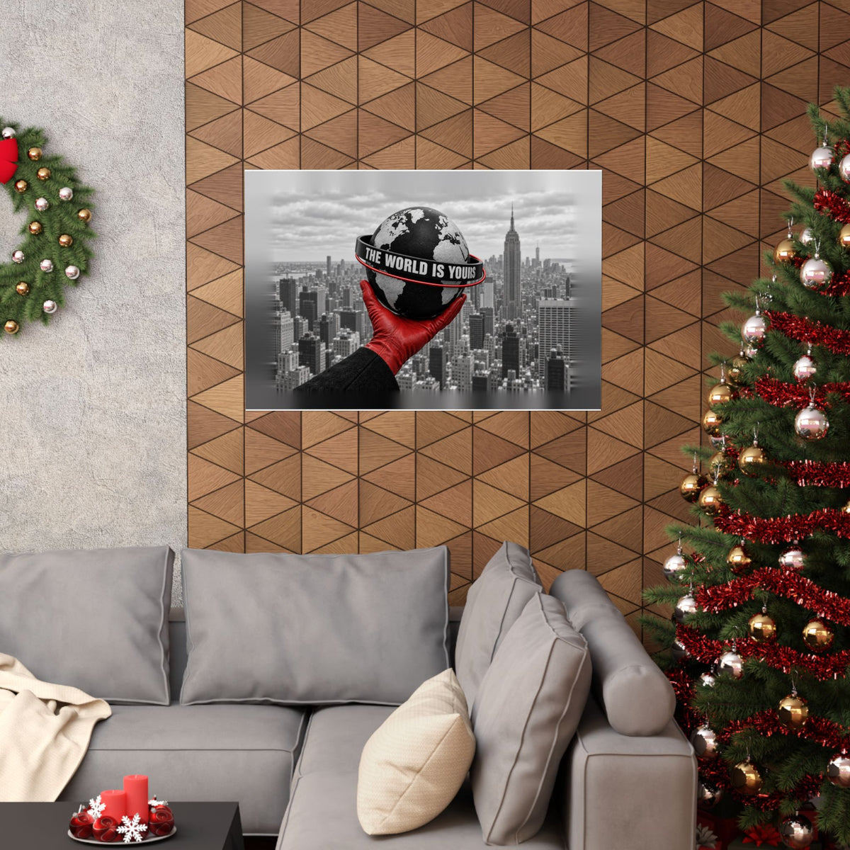 The World Is Yours - Money Wall Art | Matte Poster (Landscape)