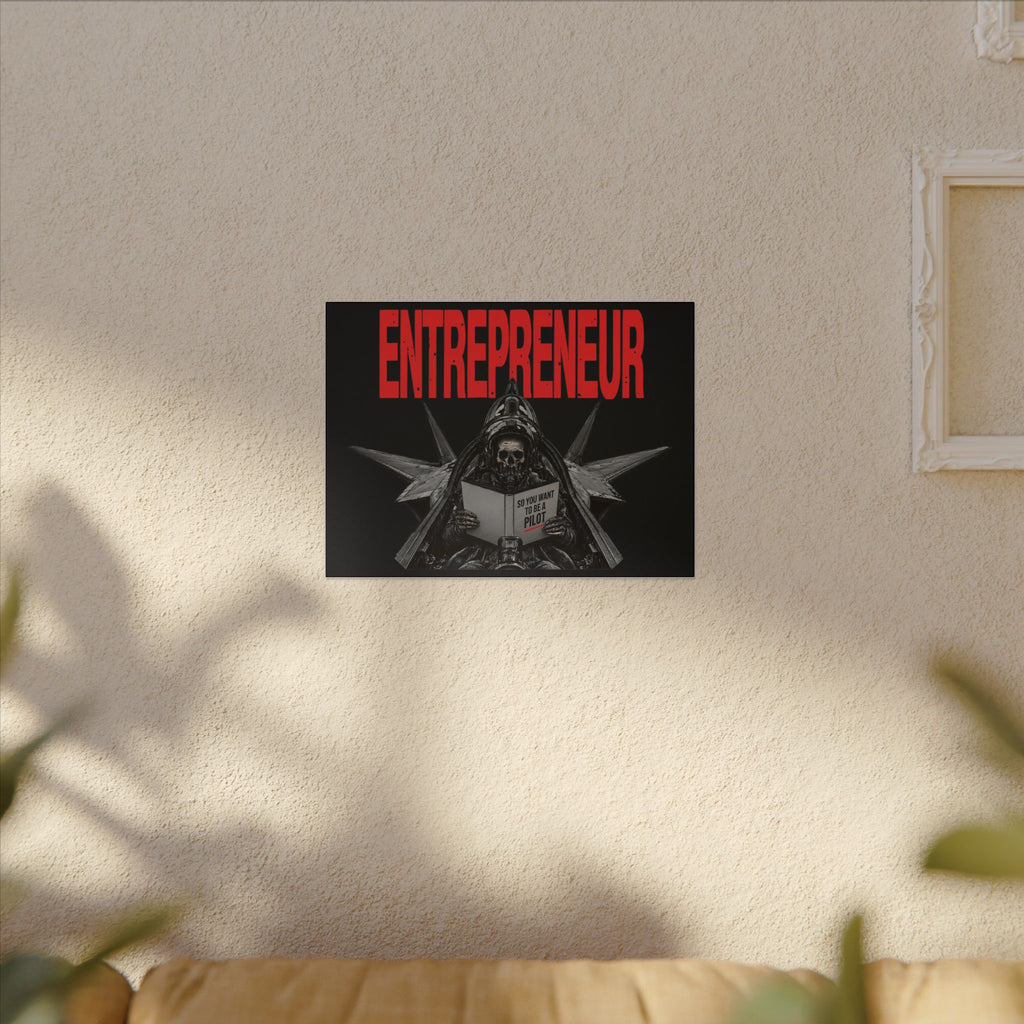 Entrepreneur - Skeleton Wall Art | Canvas (Landscape)