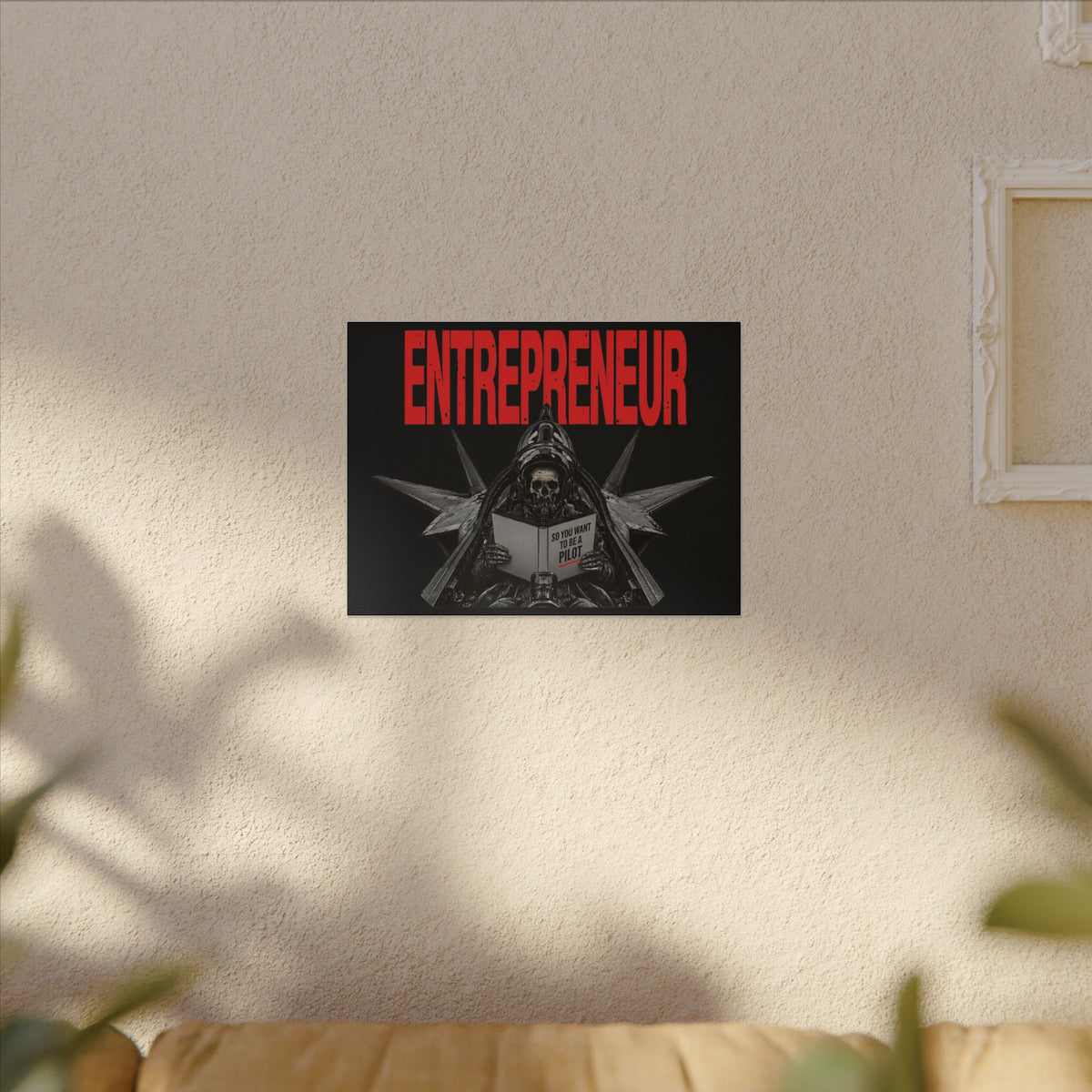 Entrepreneur - Skeleton Wall Art | Canvas (Landscape)