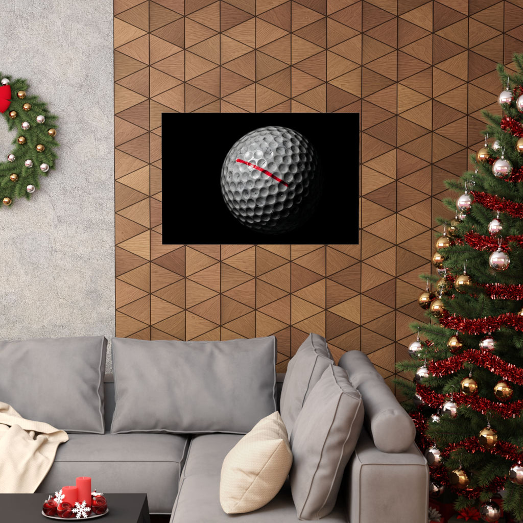 Still in Play - Golf Artwork | Matte Poster (Landscape)