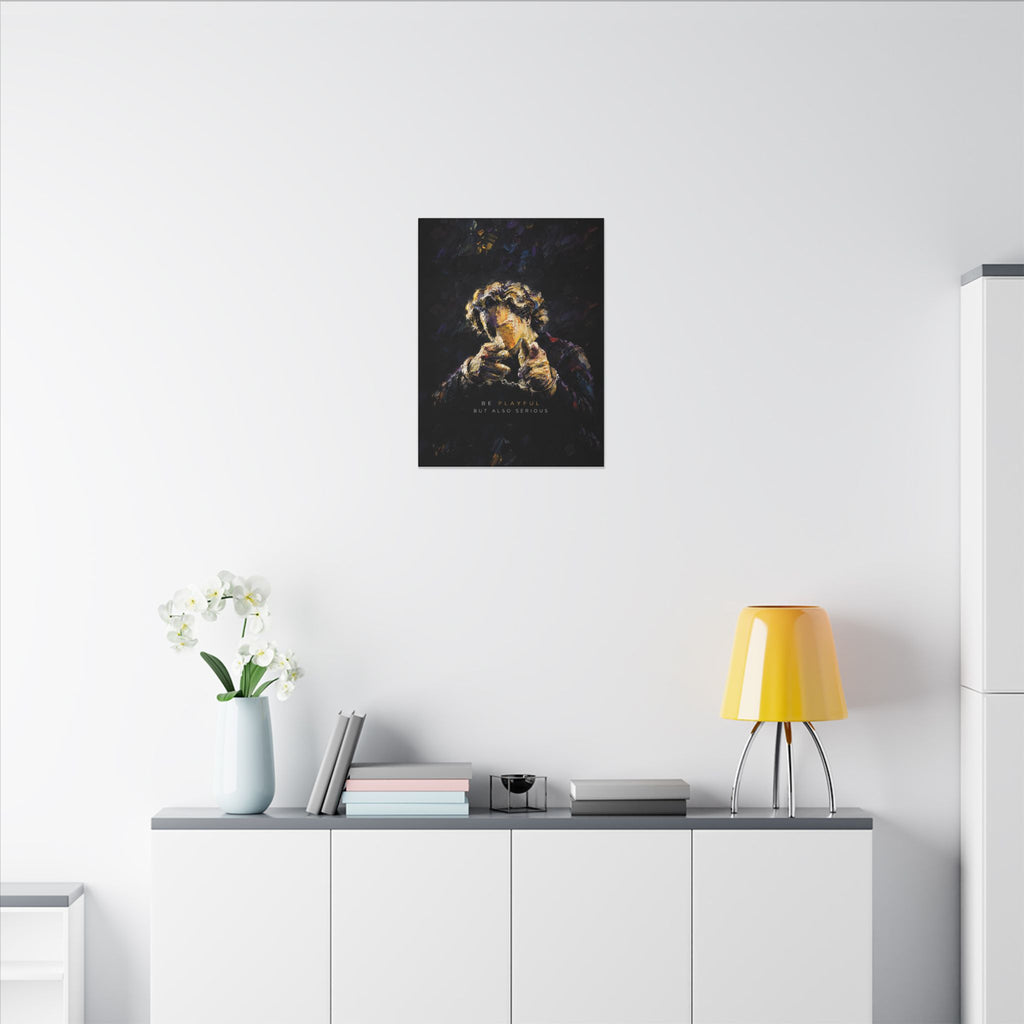 Be Playful But Also Serious - Office Wall Art | Canvas
